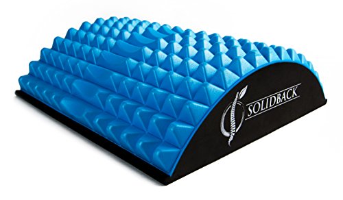 SOLIDBACK | Lower Back Pain Relief Treatment Stretcher | Chronic Lumbar Support | Herniated Disc | Sciatica Nerve | Spinal Stenosis | Posture Corrector | Pillow Cushion and Brace Products Alternative (Best Orthopedic Mattress For Back Pain In India)