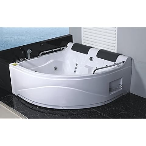 Bañera de Hidromasaje Bagno Italia 150x150 con 11 Chorros y Cromoterapia Cover