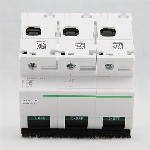 Disjoncteur triphasé C120H type D pour armoire électrique industrielle 80A - 2