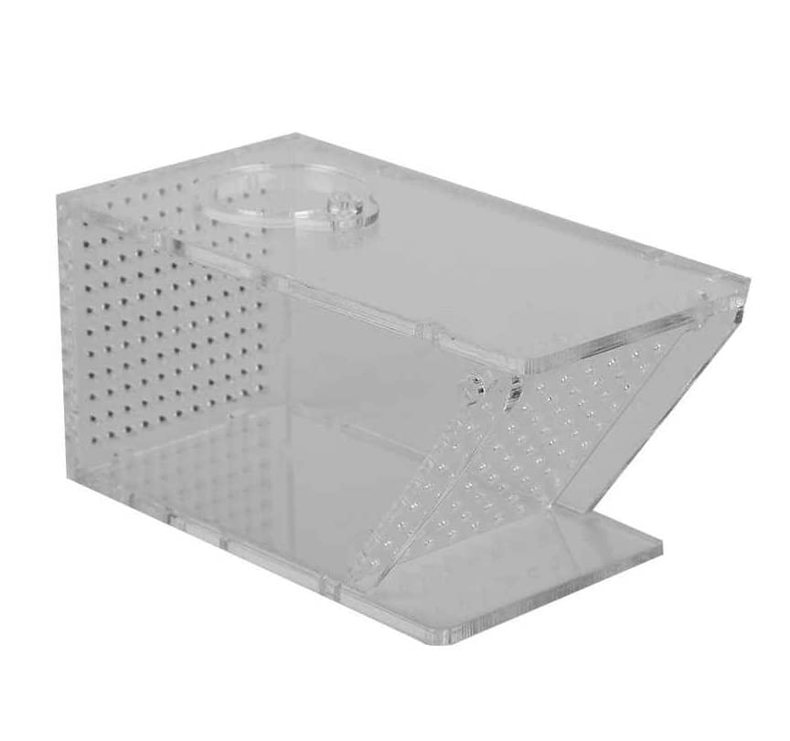 Acrylic Aquarium Crab Trap Fish Tank Shrimp Snail Catcher One Way Valve Box
