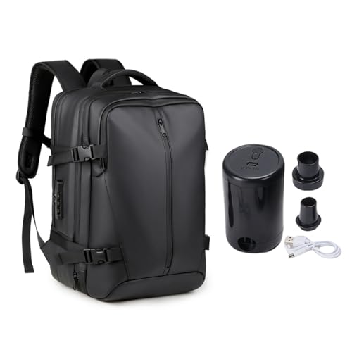 Wakects Bolsa de Cabina, Mochila de Viaje, Bolsa de Viaje para Trabajo en Cabina, Mochila para Computadora Portátil, de Compresión de Vacío Expandible de Gran Capacidad de 36-55
