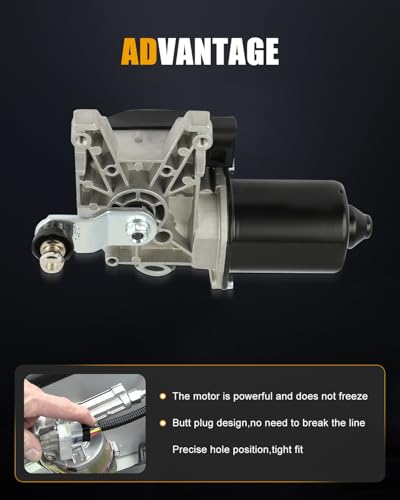 Image of ROADFAR Front Windshield Wiper Motor Compatible For Chevrolet For Cavalier | Fit For Oldsmobile For Alero 2003 2004|For Pontiac For Grand Am 2003-2005|For Pontiac For Sunfire 03-05|OEM:22711473|5 Pins