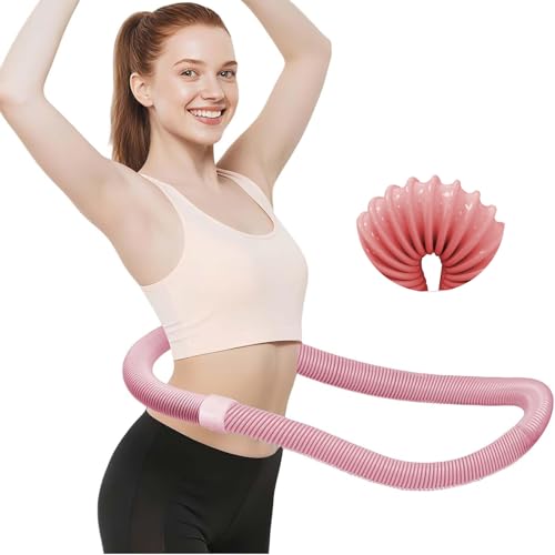 フラフープ【新登場-全密封で肉を挟まない】 ダイエット フラフープ 1.4kg Tomistan フラフープダイエット用 PVCソフトスプリングフープ シェイプアップ 筋トレ 痩せるフラフープ 静音式 折り畳み式 お腹周りダイエット器具 多機能トレーニング