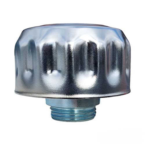 Hydraulic Oil And Fuel Filler Metal Vent Breather Cap For Reservoir Tank Threaded Chrome Cap Only (Bsp 1 In) #TOP1