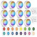 SIXDEFLY Wireless 16 Color Changing LED Puck Light 12 Pack LED Under Cabinet Lighting Closet Light Battery Powered Night Lights with Remote Control Dimmer & Timing Function