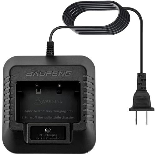 Baofeng Charger UV-5R Charger Desktop for baofeng walkie Talkie Chargers | Compatible with BF-F8HP UV-5X3 M-5RX 5RA 5RB 5RC 5RD 5RE 5RE Plus