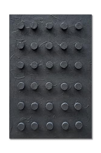 NANKAI Art Hand-painted Black thick texture Abstract art Oil painting 36x24 inch Modern Minimalist art home wall decoration painting