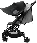 PandaEar Universal Stroller Sun Shade, UV Strollers Cover Summer for Baby Car Seats, Waterproof Toddler Stroller Shade Canopy Windshield, UPF 40+