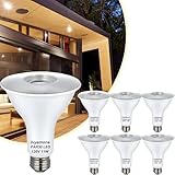 Ivyemons PAR30 Long Neck LED Bulb 2700K Warm White, 6 Pack Super Bright 850LM PAR30 LED Bulb Dimmable11W, Equivalent 75W, E26 Base PAR30 LED Flood Light Bulbs for Indoor and Outdoor.