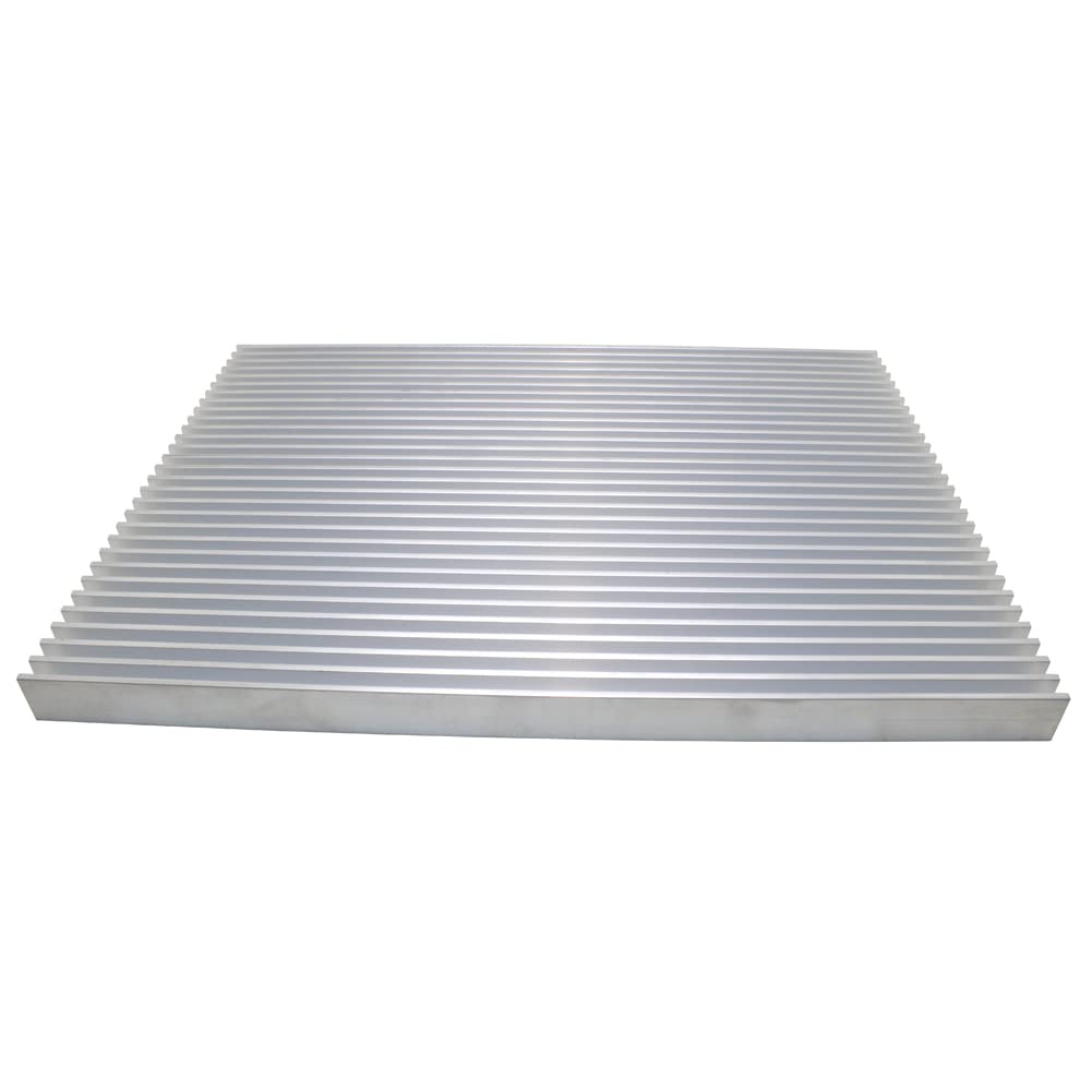 Large Aluminum Heatsink 300 x 220 x 18mm / 11.81 x 8.66 x 0.71 inch Heat Sinks Cooler Cooling Radiator for LED LCD CHIP Electronic Amplifier Transistor Semiconductor Devices Heat Dissipation