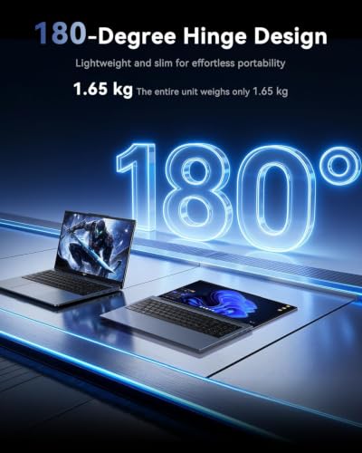 Image of KAIGERR 2026 Laptop, 24GB DDR5 512GB SSD Intel Core i5 (Up to 4.5GHZ) | 15.6 inch Laptop Computer, 24GB LPDDR5 (2 * 12GB, Dual Channel) 12C /16T, Windows 11, WiFi 6, Type-C USB-3.2 Webcam 3.5mm