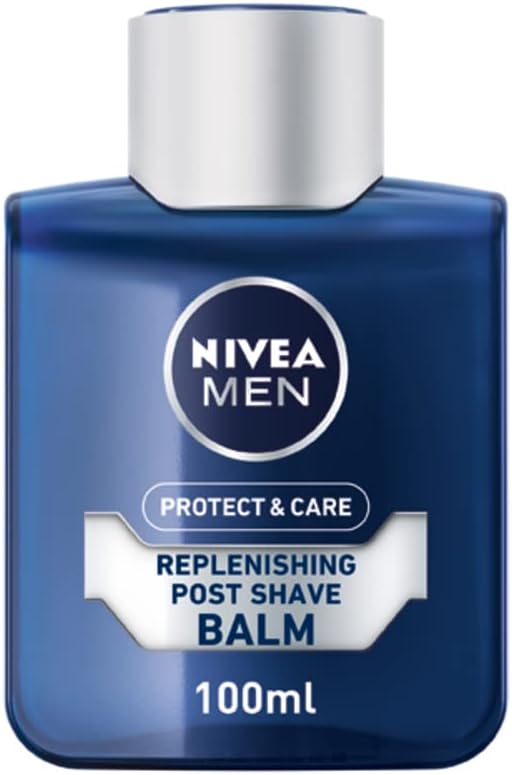 NIVEA MEN Protect & Care Replenishing Post Shave Balm (100ml), Aftershave Balm For Men, Soothing Post Shave Balm, NIVEA After Shave Balm Aloe Vera & Pro-Vitamin B5 NIVEA MEN Protect & Care Replenishing Post Shave Balm (100ml), Aftershave Balm For Men, Soothing Post Shave Balm, NIVEA After Shave Balm Aloe Vera & Pro-Vitamin B5