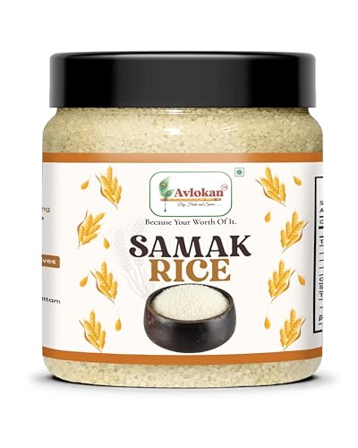 Image of Avlokan Samak Rice (Barnyard Millet) 250gm | samo Rice| samak chawal |, Whole Grain, Vrat ke chawal | Healthy Fasting Food