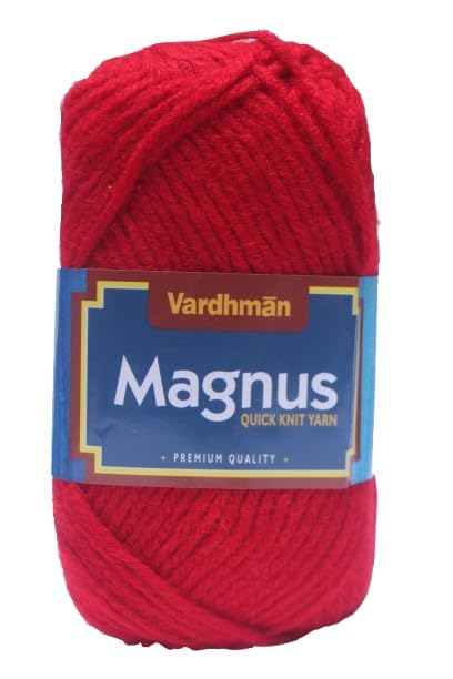 Image of Vardhman Acrylic Knitting Wool Peach Pink Ball (200 Grams). Soft Wool Ball Hand Knitting Wool /Art Craft Fingering Crochet Hook Yarn for Sweaters, mufflers, caps, Soft & Thick (mota) Wool, Standard