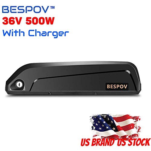 Bespov 48V/36V 10Ah E-Bike Battery Lithium Li-ion Electric Bicycles Battery for 250w-500W Motor