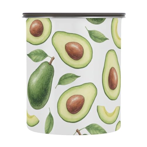 Envase hermético de acero para café DOMIKING 900 ml
