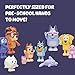 Bluey Super Fan Figurines for Toddlers Set, 11 Character Pack with Exclusive Figures, Toddler Figurine Toys Includes Bluey, Bingo & More, Ages 3+