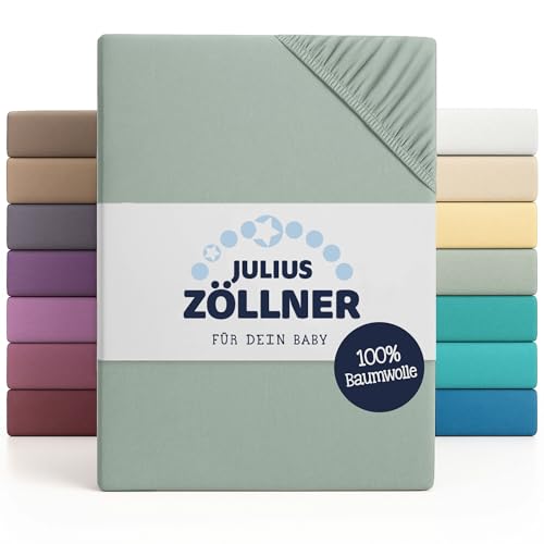 Julius Zöllner Jersey Spannbettlaken für Baby- & Kinderbett, 100%...