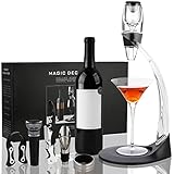 El aireador de vino permite airear el vino muy rápidamente para liberar todos sus aromas. Ya no tendrás que desmoldar 30 minutos antes de beber.