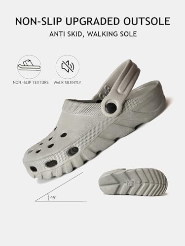 Image of ENDEAVOUR WEAR Men's Super Soft Crocs /Slippers With Soft Cushioned Rubber | Comfortable And Light Weight | Flip Flops