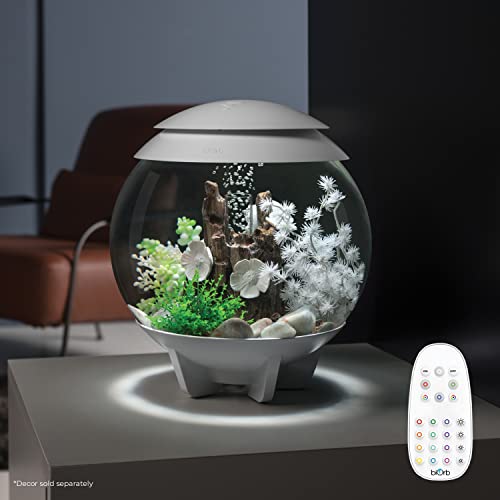 Halo 15 Aquarium With Mcr Light - 4 Gallon, White #TOP1