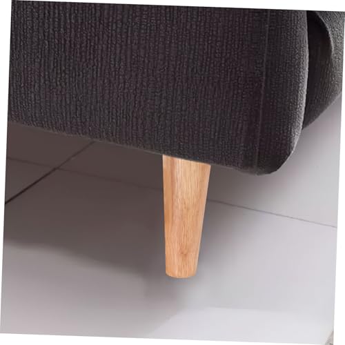 Patas de muebles de repuesto que elevan sofás y armarios con madera de roble resistente 8
