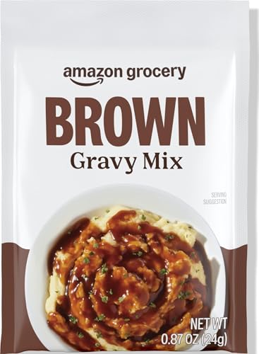 Amazon Grocery, Brown Gravy Mix, 0.87 Oz