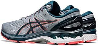 ASICS Men's Gel-Kayano 27 Running Shoes, 8, Sheet Rock/Magnetic Blue