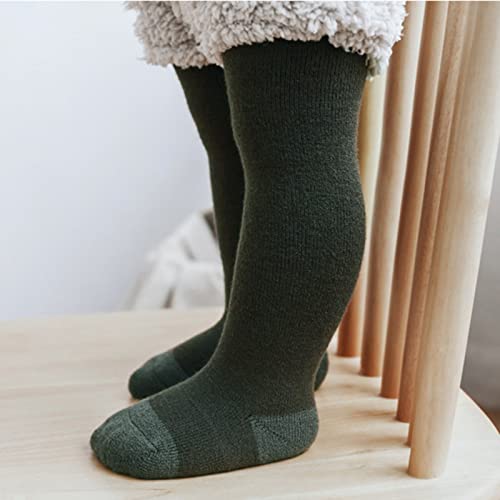 Baby Girl Tights Thick Cable Knit Leggings Seamless Cotton Toddler Girls Stockings School Tights Cable2