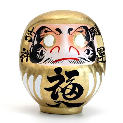 ＪＡＰＡＮ＼ＭＵＳＥＵＭ JAPANMUSEUM Japanese Gold Daruma Doll Handmade Traditional Crafts Zen