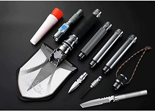 Mxjcc Survival Shovel Multifunctional Tactical Folding Shovel Camping Gear For Hunting Hiking Gardening #TOP7
