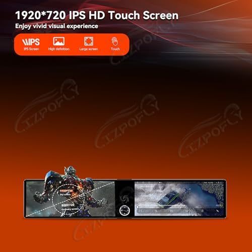Dual 12.3-inch Android 13 Car Radio for Toyota Camry 2018-2020 with Wireless CarPlay Auto 4G WiFi GPS HD Touchscreen Head Unit,8+128GB — 사진 4