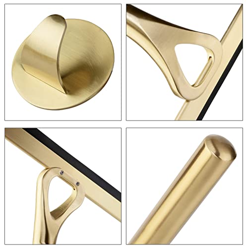 Image of Stainless Steel Squeegee Bathroom Handle Glass Household Glassware Glass Cleaner Glass Brush for Window Cleaning Artifact Scraping Tools Gold Kit Shower Squeegees