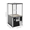 Commercial Vending Machine w/Stand, 25 Cent Coin Operated Metal Candy Dispenser Machine w/ 4 Keys for Game Stores Retail Stores Amusement Parks