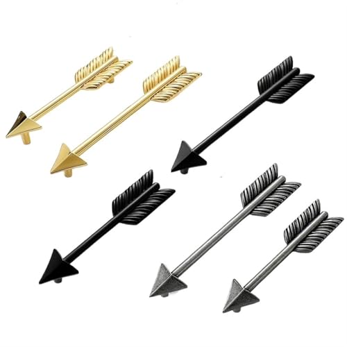 OLZFJAJE キャビネットハンドル クリエイティブゴールド ドアノブと取っ手 キャビネット キッチン 食器棚 クローゼット 家具 引き出し用取っ手 ホームデコレーション 2個(6003-96mm ブラック)