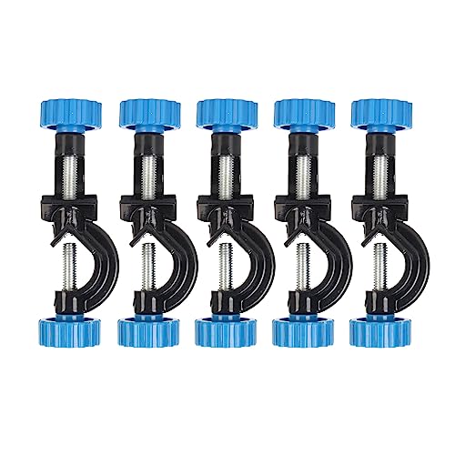 5Pcs Lab Stand Clamp, Holder Aluminum Alloy Right Angle Laboratory Stand Clamp Holder with Rotatable Knob