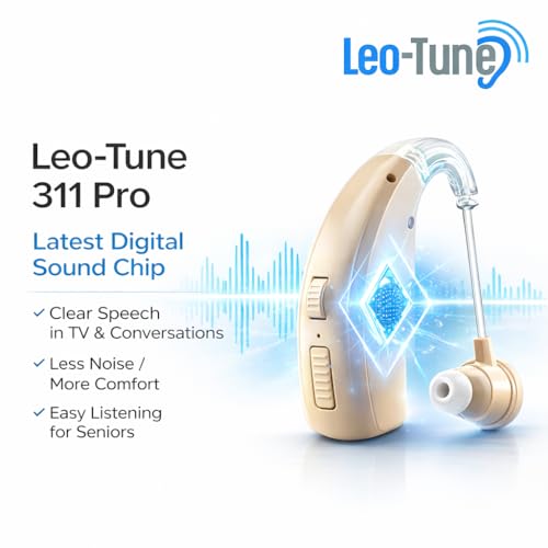 Image of 311 PRO Hearing Aid Machine for Old Age (2 Units) | Noise Cancellation | Ear Machine | Charging Case | Volume Control | Easy to Use | Top Brand | Trusted by 5000+ Users | With Warranty