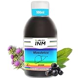 MASDETOX – Jarabe Detox para el Hígado 500 ml – Detox hígado graso potente con Cardo Mariano, Alcachofa y Boldo – Depurador hepático para limpiar el hígado – Fabricado en España – Masinmune
