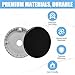 Gas Stove Burner Covers Cooker Hat Set, Lid Upgraded Oven Gas Hob Burner Crown Flame Cap, Replacement Caps Stove Burner Head Parts, Fits for Most Gas Stove Burners, 5 Pack