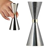 【 Tazas Medidoras De Alcohol Doble 】 Nuestras Tazas Medidoras Se Pueden Usar En Ambos Extremos Para Contener 30/45 ml De Líquido Que Se Puede Medir Con Precisión, Sin Soldaduras Ni Fugas.