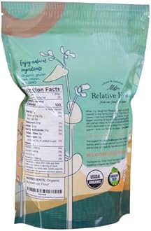 Organic Buckwheat Flour – Naturally Buckwheat Powder – 100% Whole Grain, Non-GMO, High Fiber – Organic Gluten Free Flour Great for Baking, Pancakes, Soba Noodles – 2lb Resealable Bag