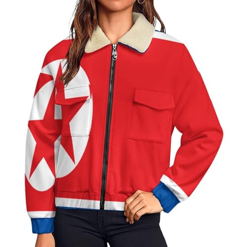 Veste blouson grande taille rouge pour les promenades hivernales en ville