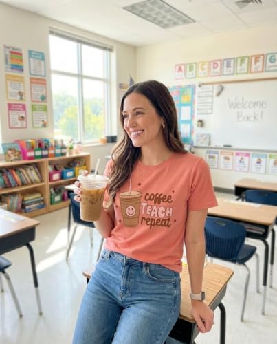 Image of Unique Baby Womens Holiday T-Shirts Halloween Christmas Thanksgiving Easter Valentines Teacher Mama Short Sleeve Graphic Tee