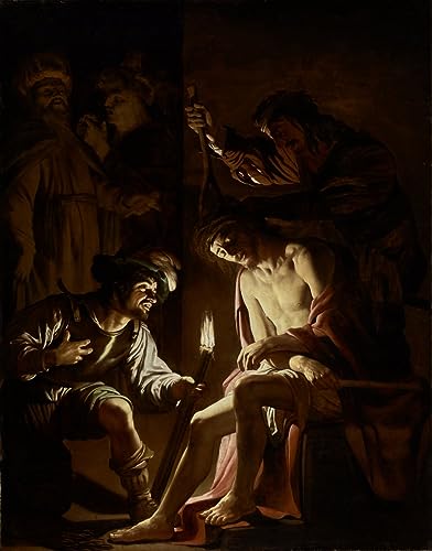 Affiche impression prints toile peinture murale Le Christ Gerrit Van Honthorst