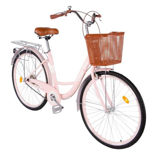 LUMO HOME Bicicleta Urbana Rodada 26, Estructura...
