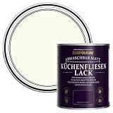 Rust-Oleum abwaschbare Küchenfliesenlack in weiß mit Matt Finish - Antik Weiβ 750ML