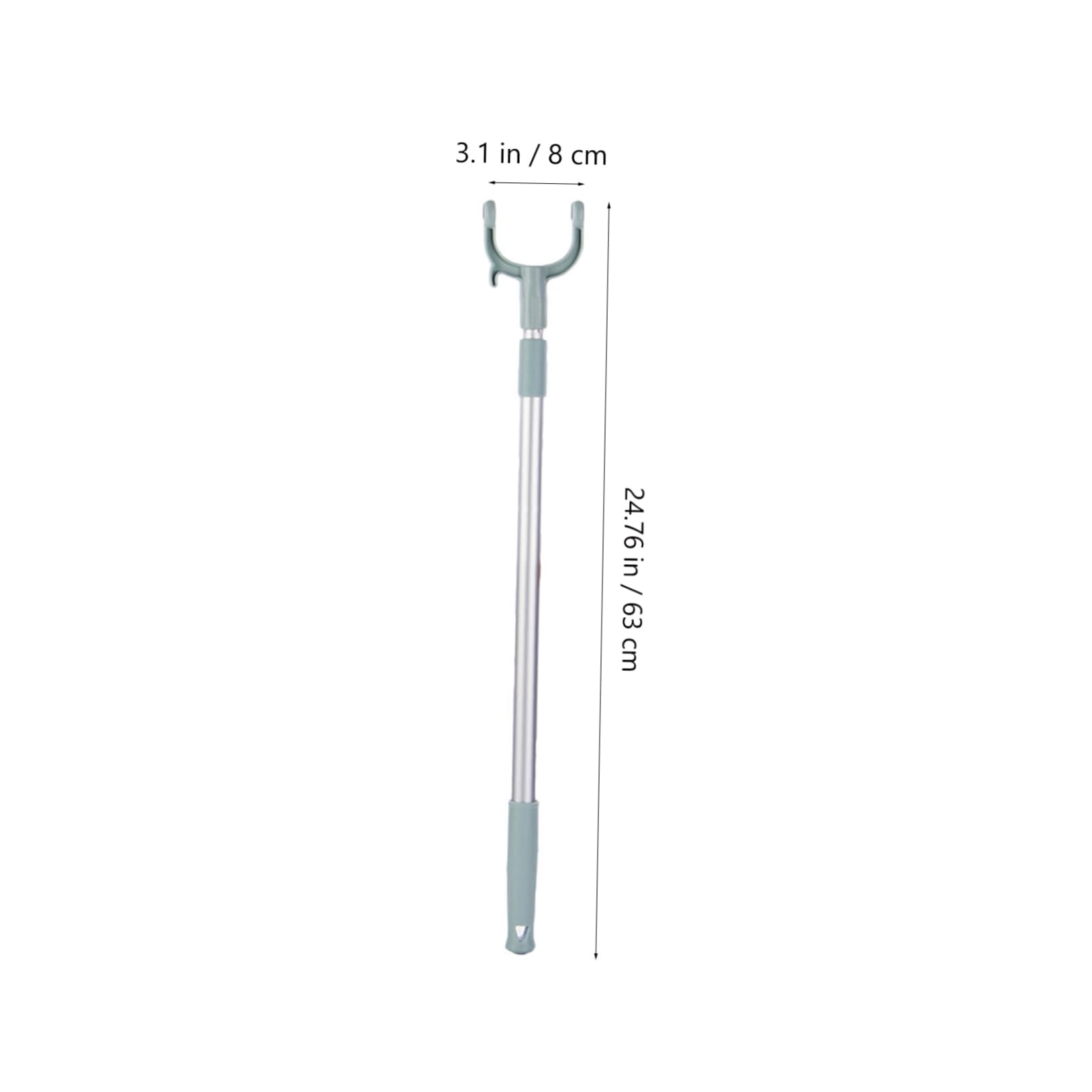 BESPORTBLE Closet Pole Closet Reacher Pole Clothing Hanger Shepherds Hook Telescoping Closet Pole Garment Poles for Closet Shelf Ceiling Closet Rod Extender Hanging