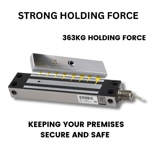 SecureMyDoor IP67 Weather Resistant External Magnetic Lock, Stainless Steel, 800 lbs/ 363 kg Holding Force - Image 3