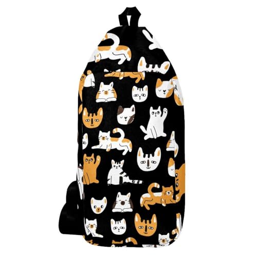 Sac à dos à bandoulière chat pour vos balades urbaines et loisirs