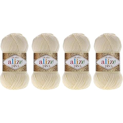 Alize Diva 100% Acrylic Crochet Yarn Cover